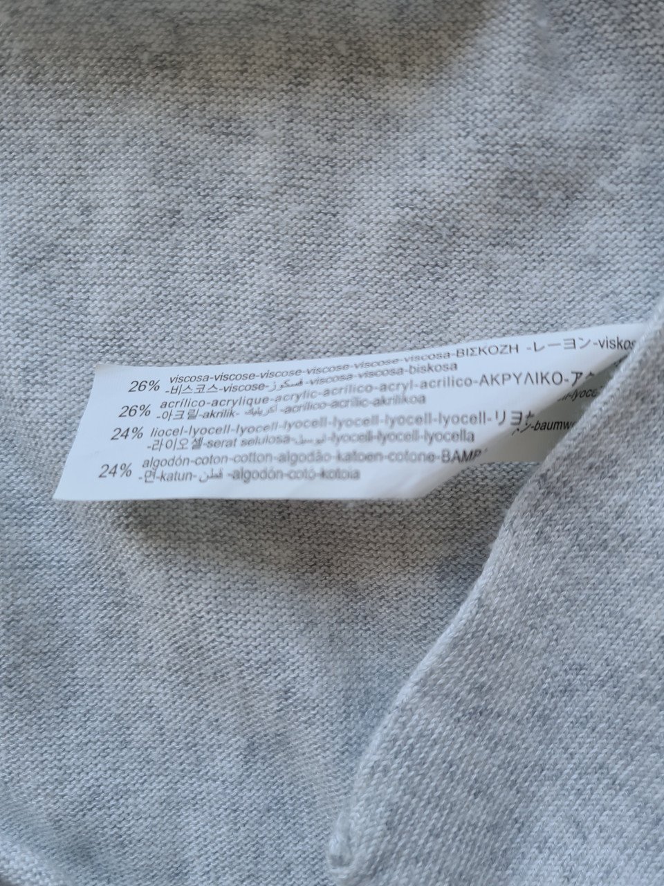 Zara lang licht grijs, beige dun vest Maat 122