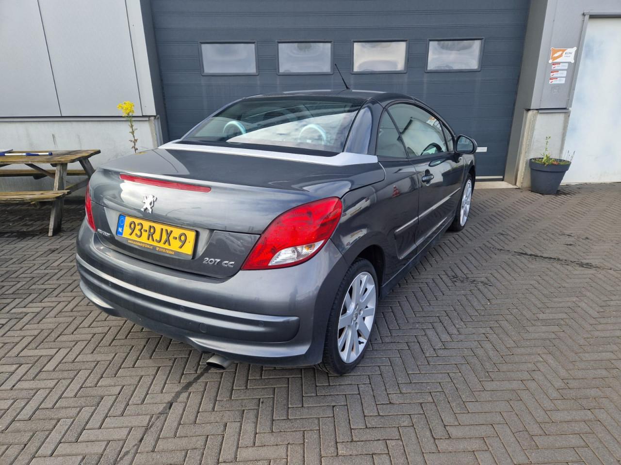TE KOOP PEUGEOT 207CC CABRIOLET 1.6 VTI