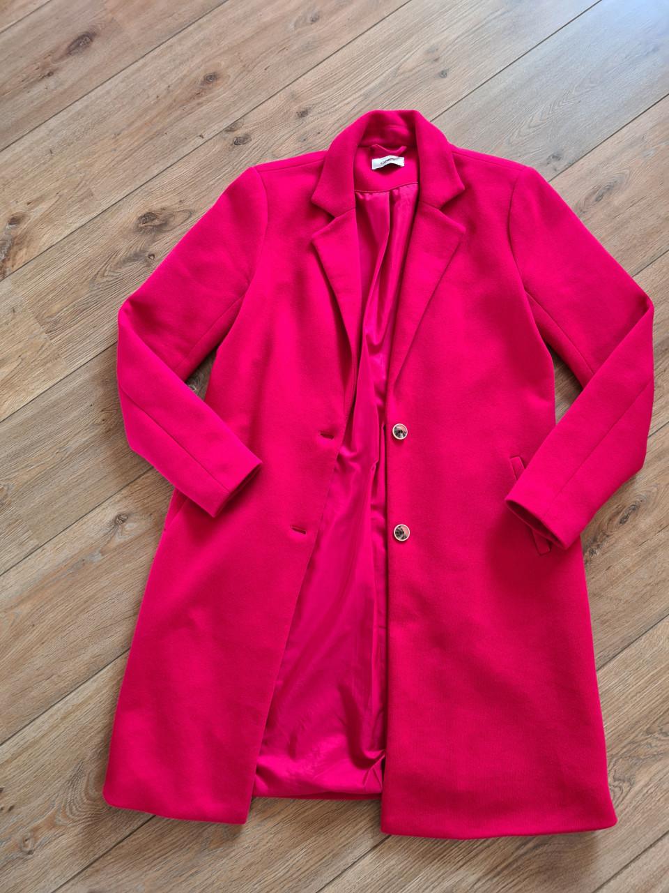 Rode lange blazer / zomer jas van Only  Maat M