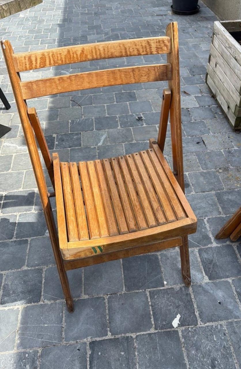 Partij klapstoelen