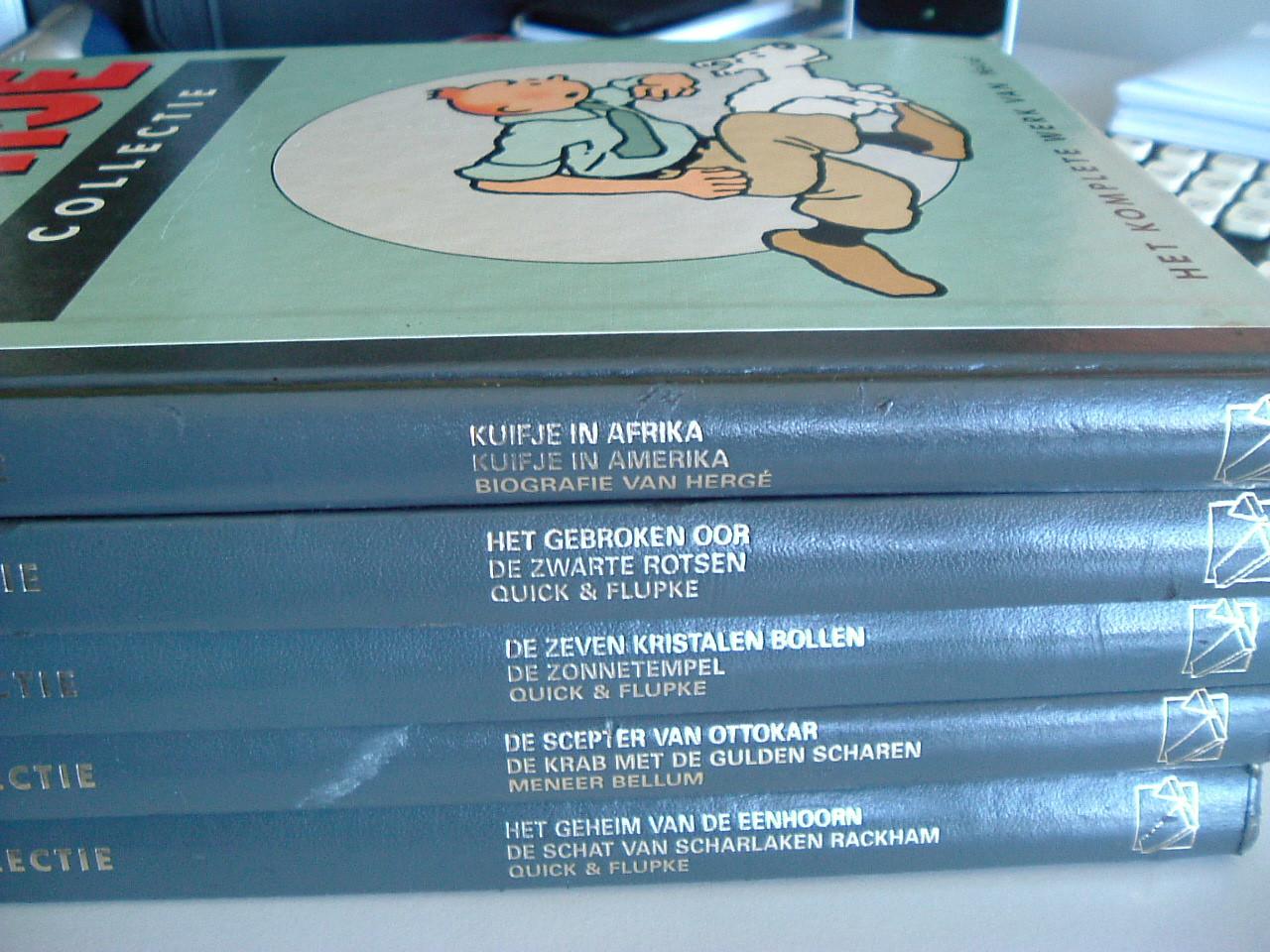 5 delen Kuifje collectie