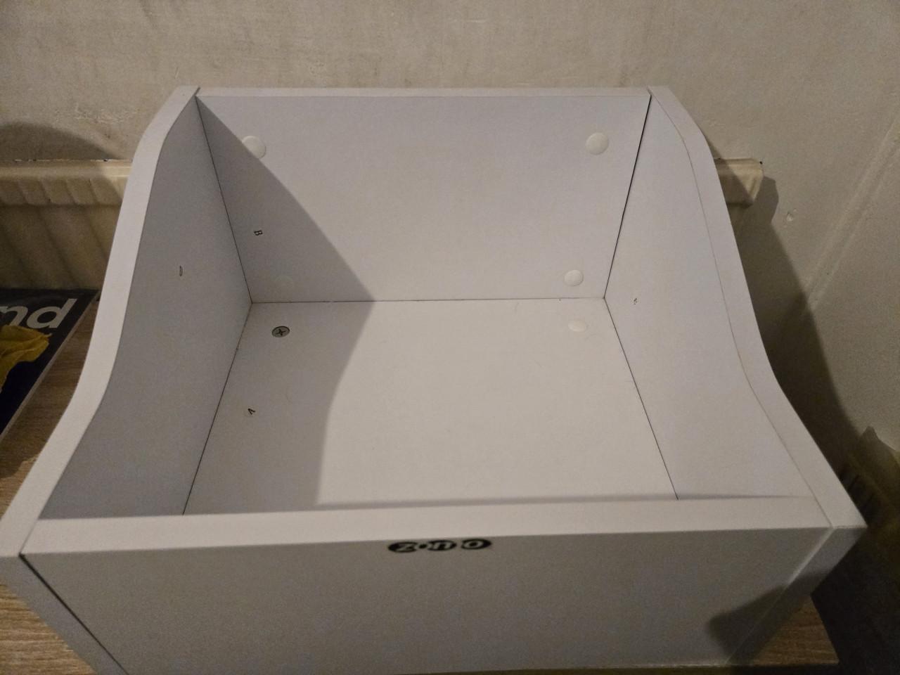 Platenkast Zomo VS-Box 100/1 en 100/2 Wit