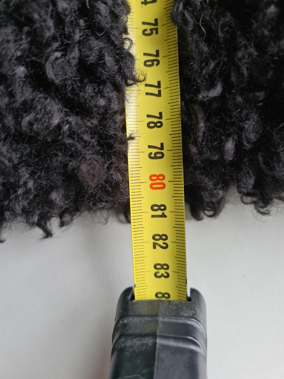 Amisu zwarte fake fur bontjas  Maat M