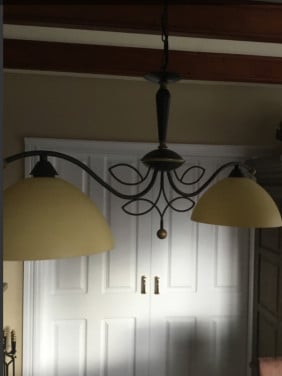Zeer mooie Metalen hanglamp