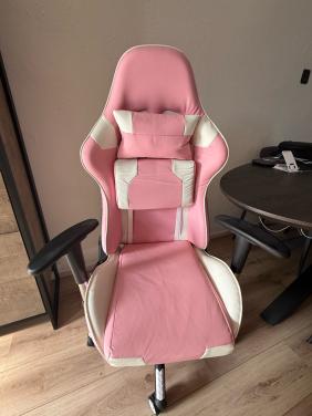 Roze gamestoel