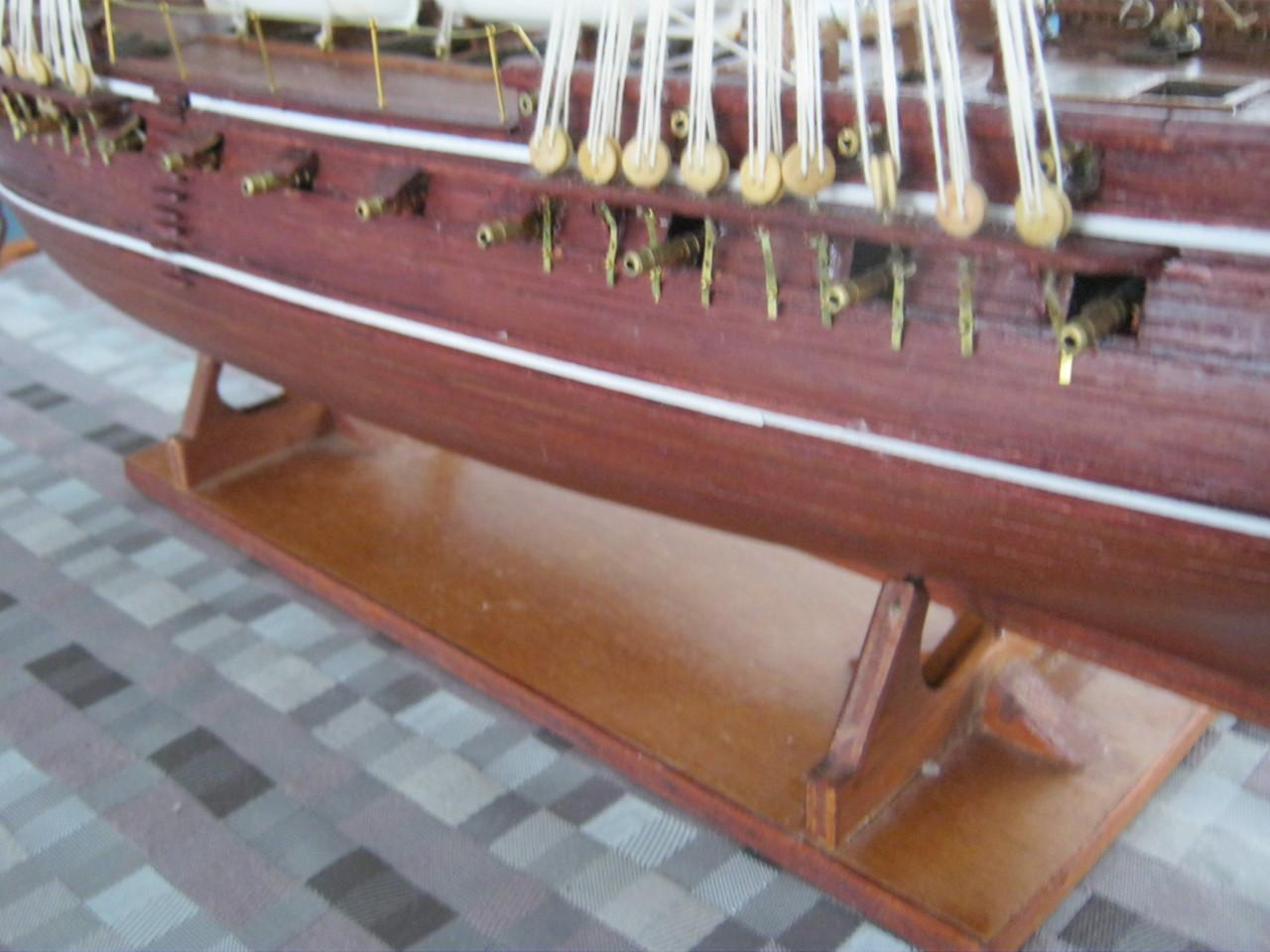 Modelschip Constitution.