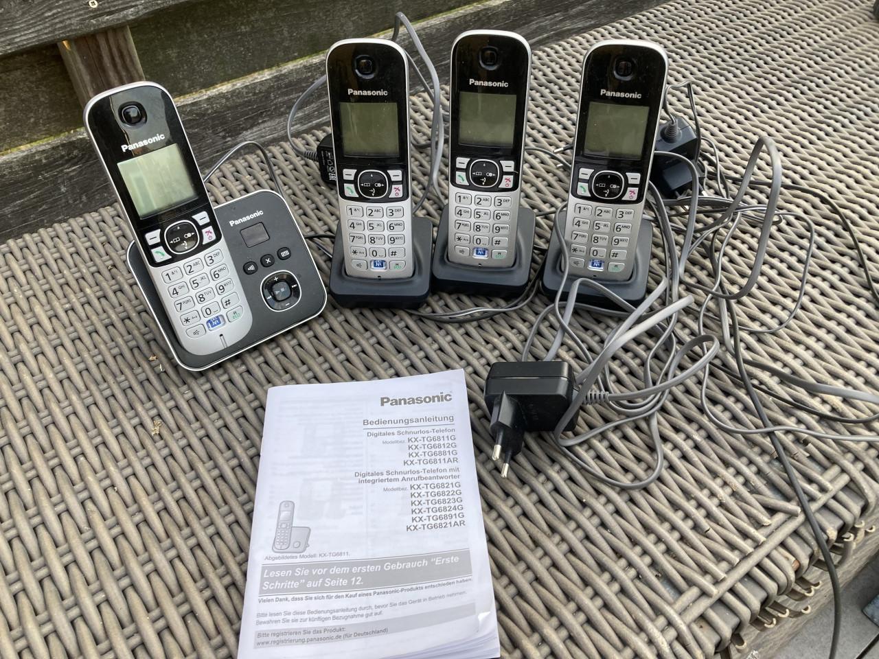 Set draadloze telefoons