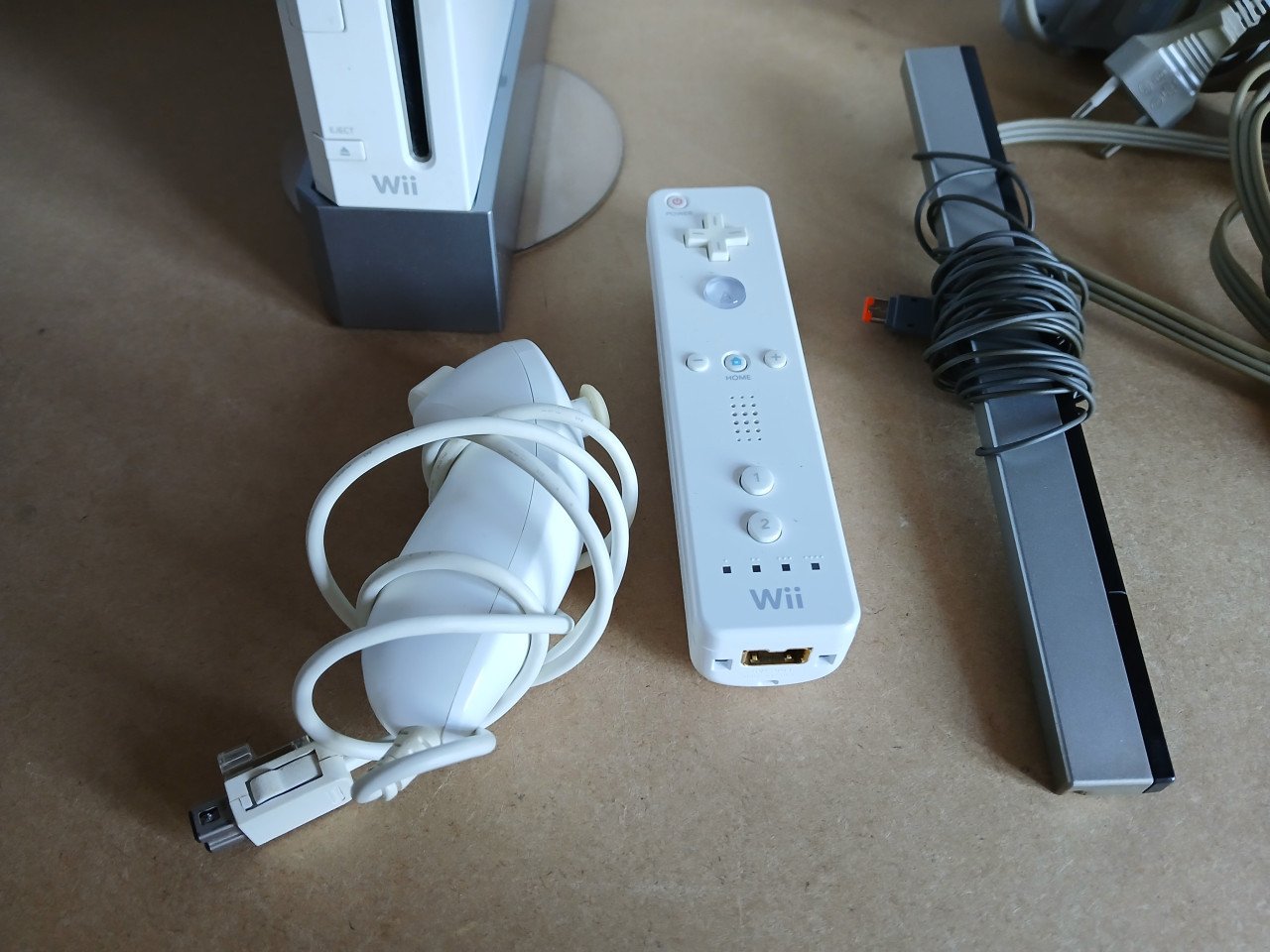 Nintendo wii met controllers