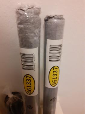 Vervangend doek voor insectenhor 130 x 150 cm (zonwerende stof)