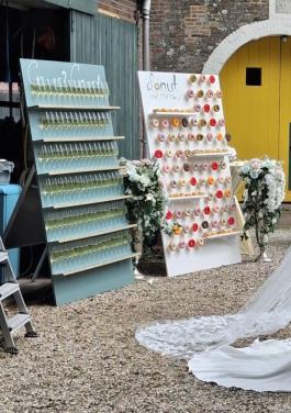 Champagne Wall / Donut Wall