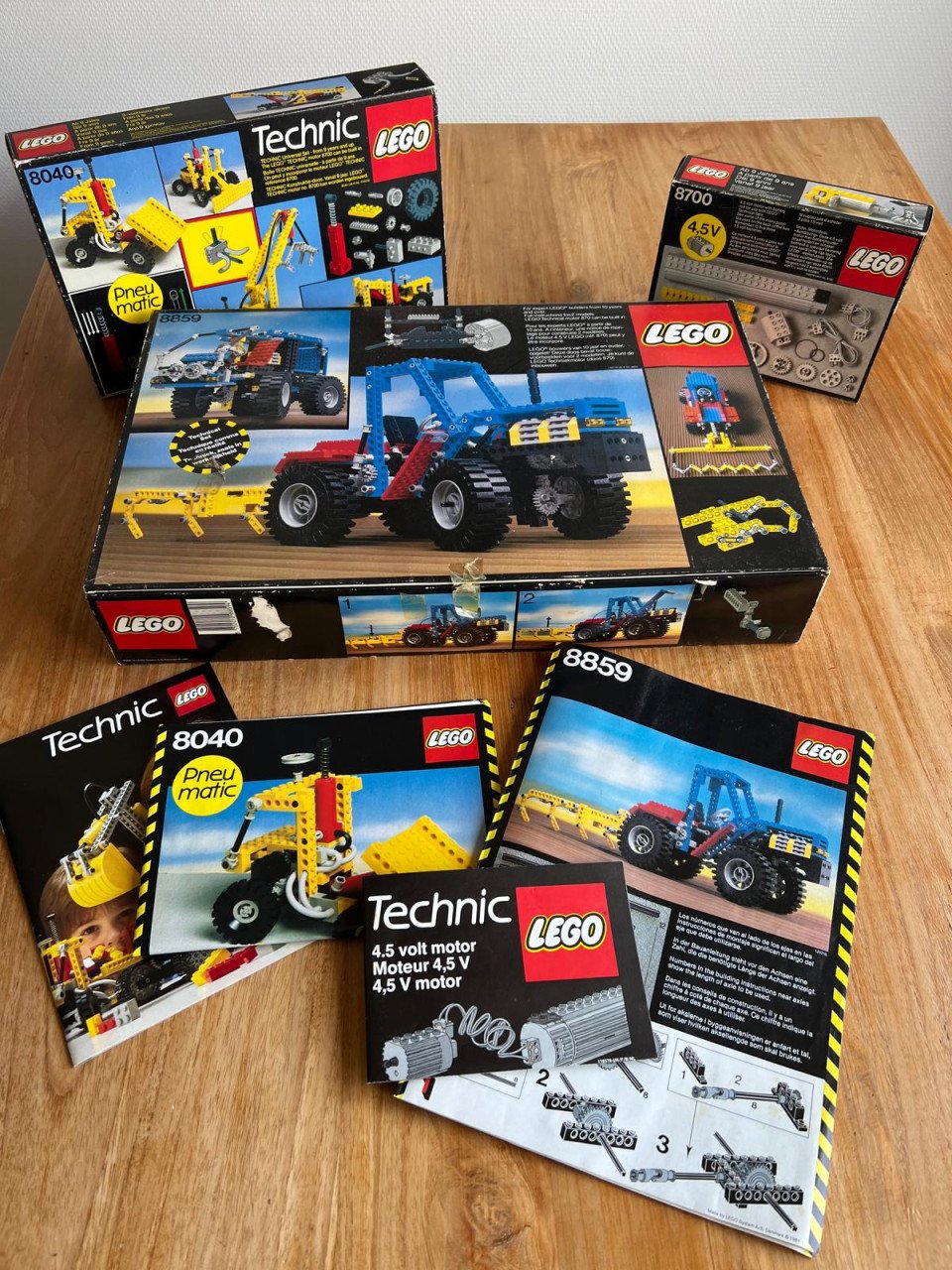 VINTAGE lego technic 8700 - 8040 - 8859