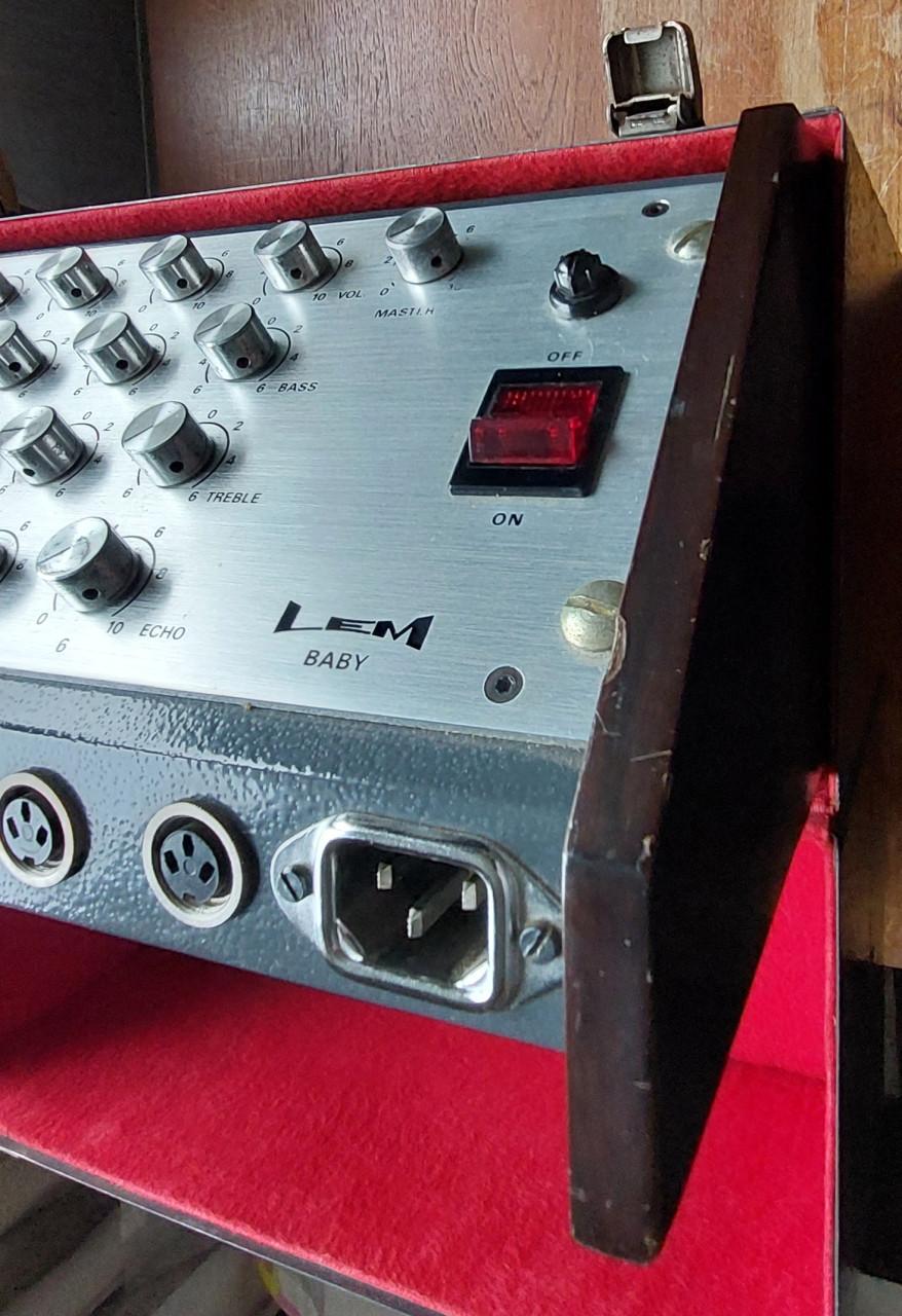 LEM BABY tape echo mixer amplifier in flight case