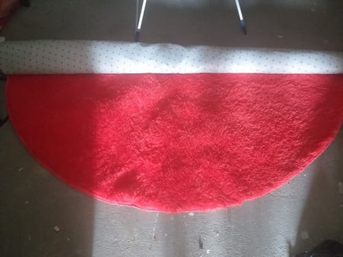 NIEUWE RONDE RODE GROTE TAPIJT 200CM ZACHT MODEL AFHALEN IN AXEL