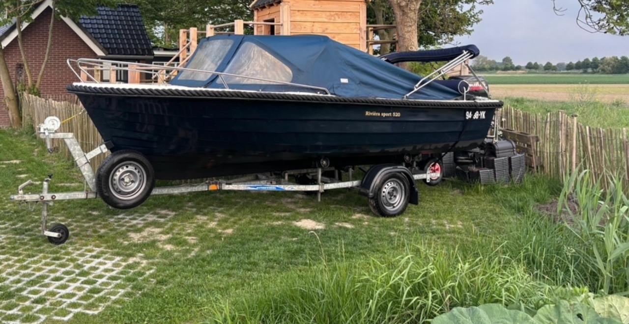 Prachtige 5.20m sloep met 30pk Suzuki buitenboordmotor