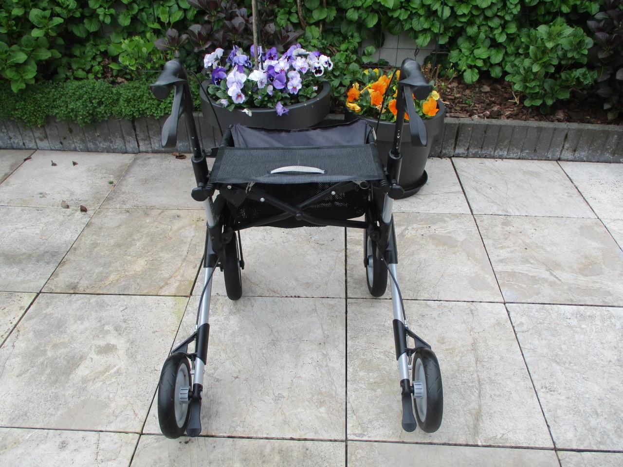 Zgan Topro Olympos opvouwbare lichtgewicht rollator met grote Softwielen