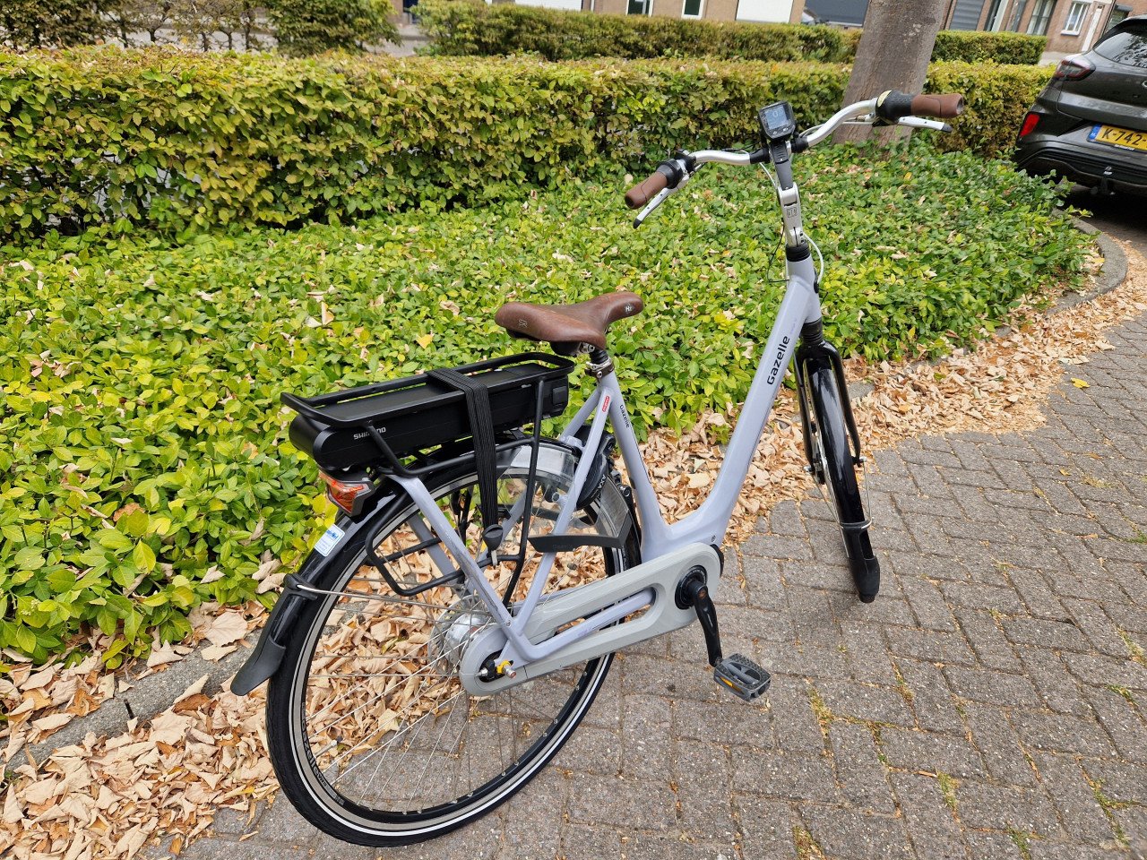 Schitterende Gazelle Orange met Shimano middenmotor
