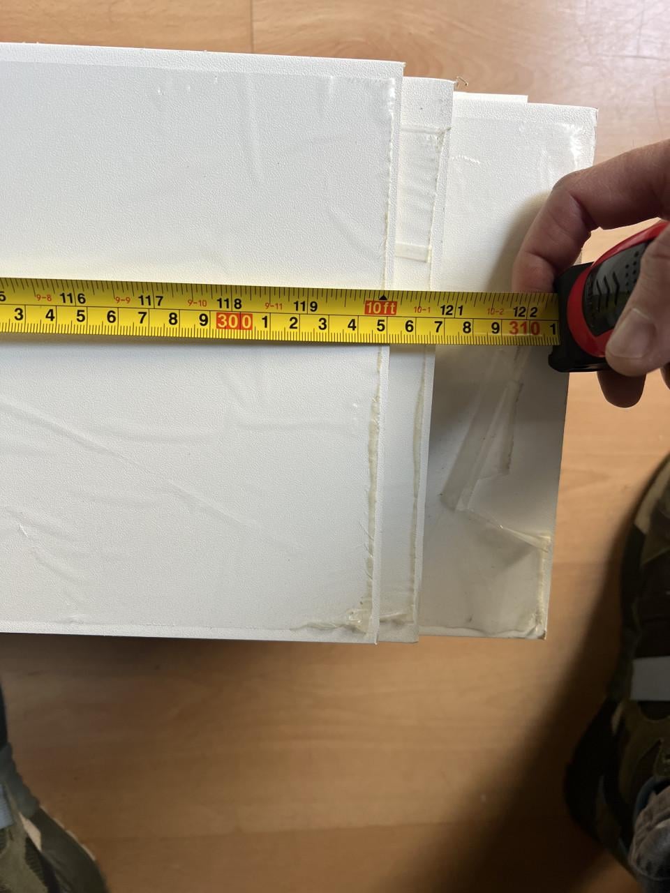 24 x profielen plat en 8x hoek mdf afbouw wit