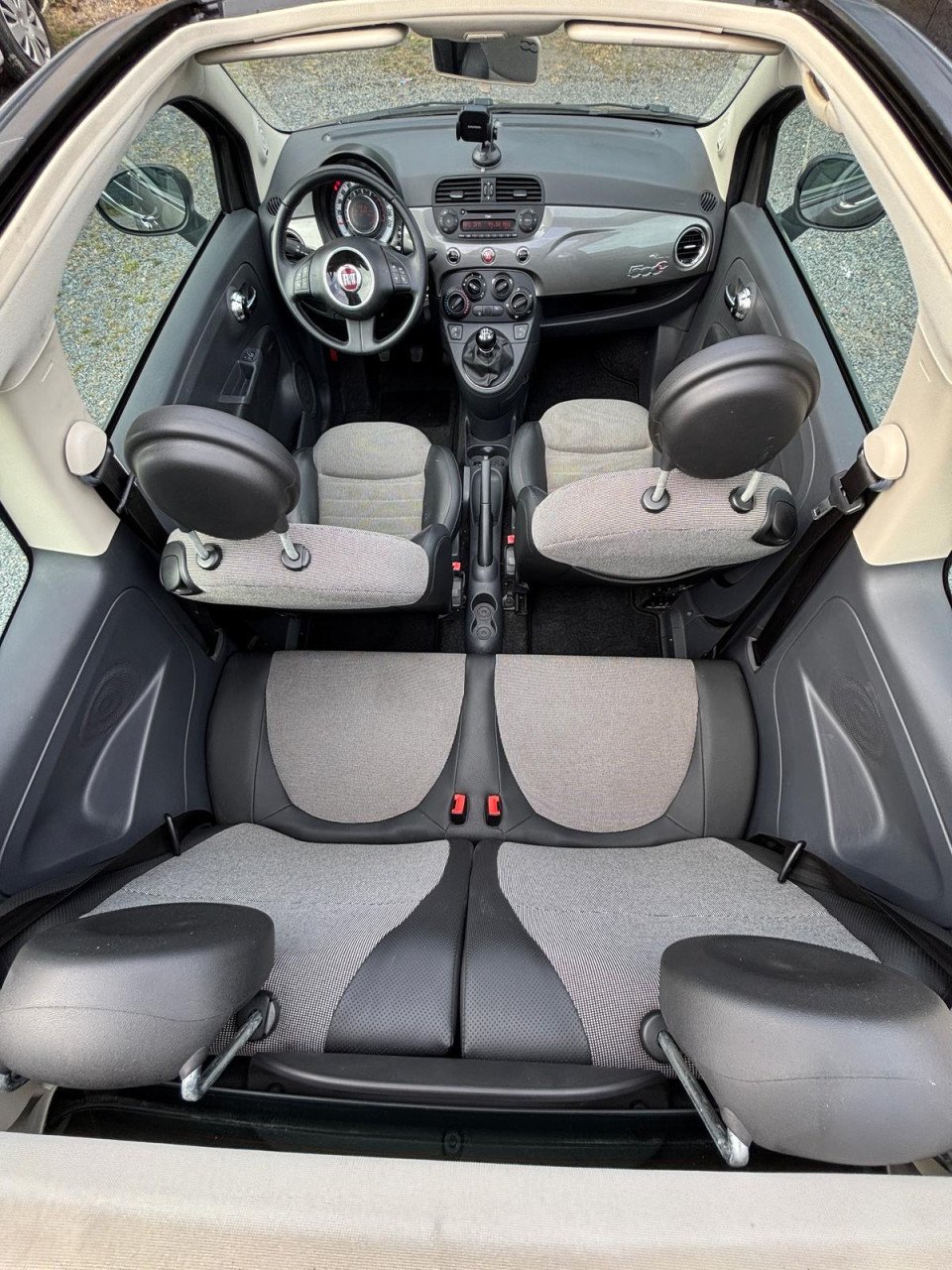 Fiat 500c grijs MOET NU WEG