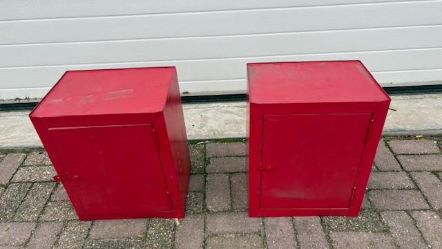 Vintage lockerkast nachtkastjes