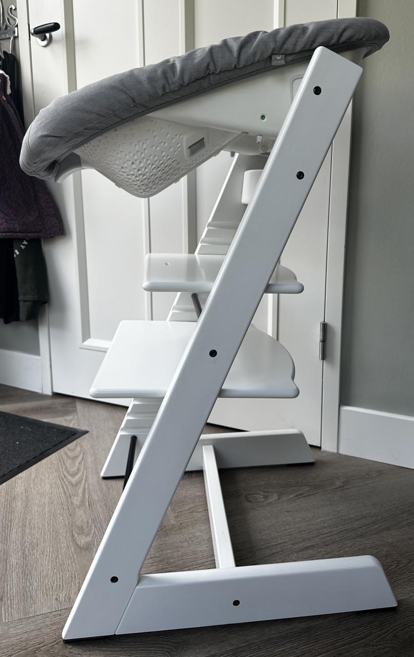 Stokke Tripp Trapp stoel met newbornset en babysit,tray