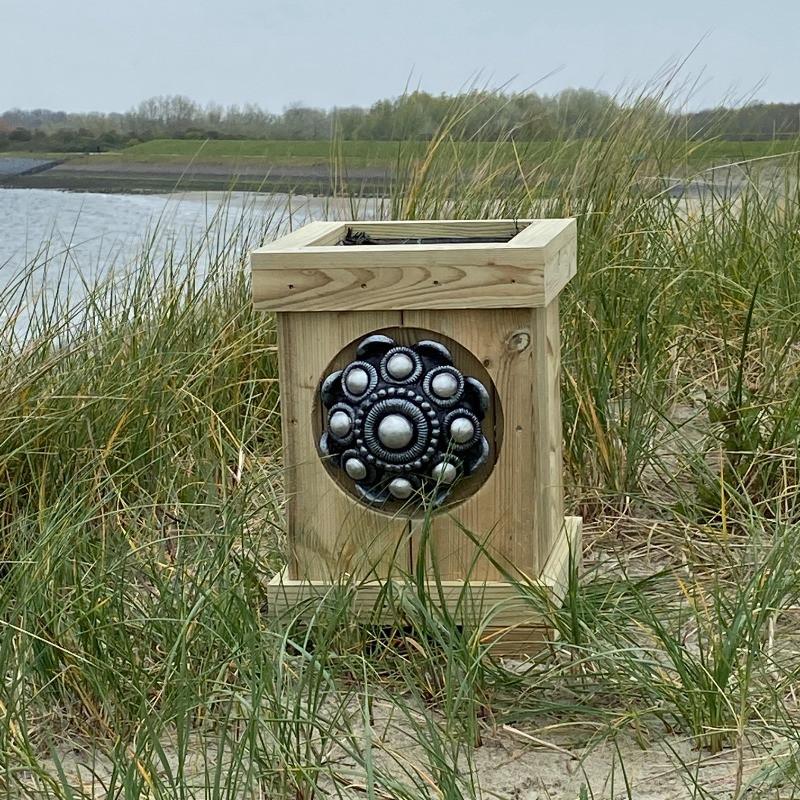 Zeeuwse knop bloembak L32 x B35 x H45 10jr. Jubileumactie!