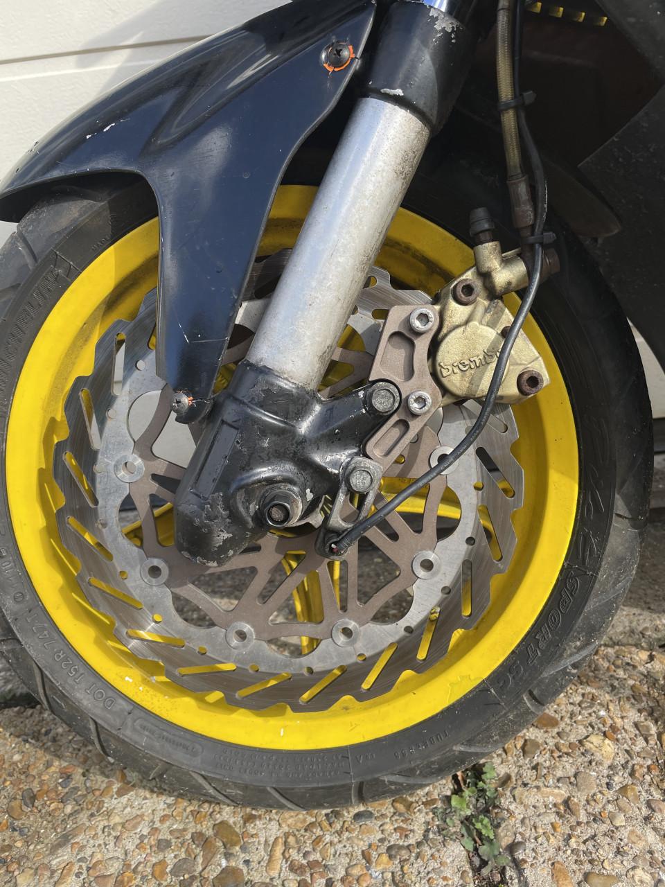 Yamaha scooter met werk