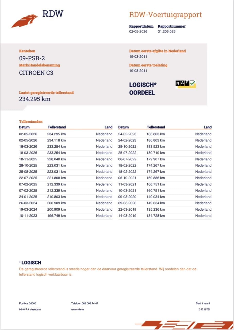 Citroën C3 1.6 Hdif 2011 Grijs | EERSTE EIGENAAR | NIEUWE APK!