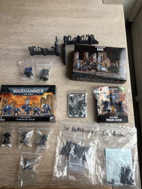 Warhammer 40.000 (40k) verzameling - grotendeels ongeschilderd