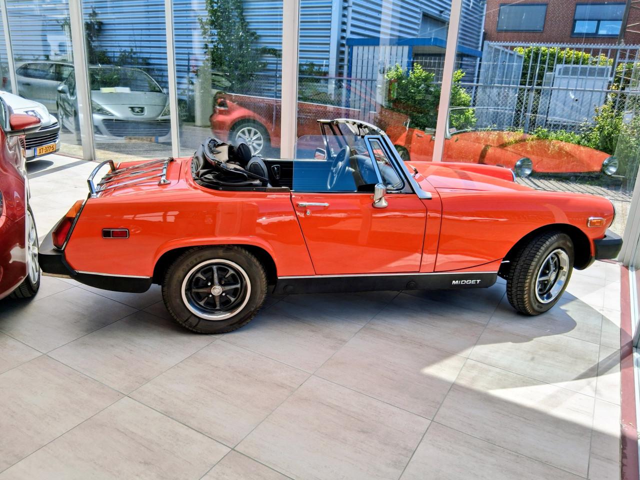 Zeer fraaie MG Midget uit 1979, 80.000 km
