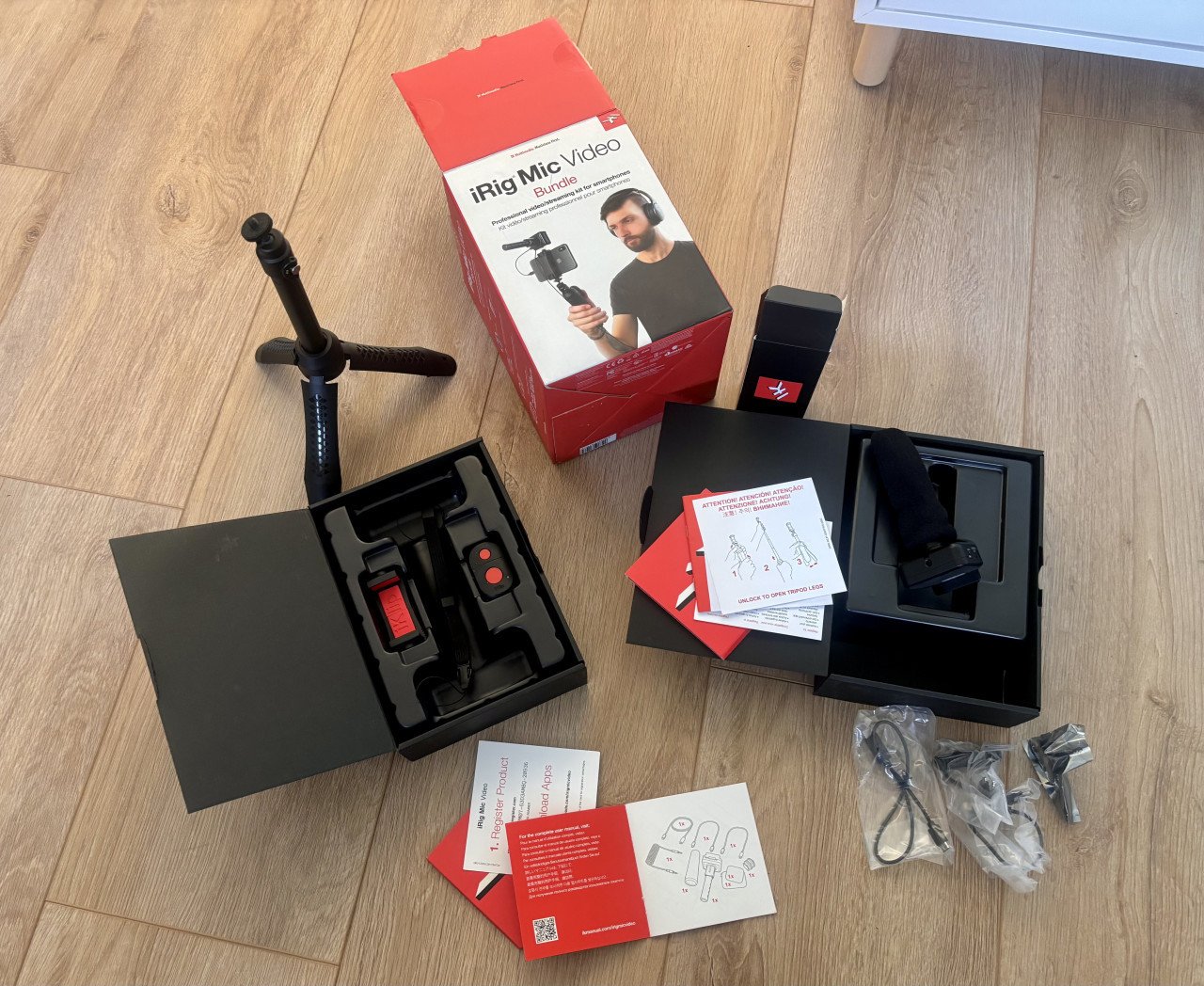 Irig Mic Video Bundle voor smartphones, professioneel video/streaming kit