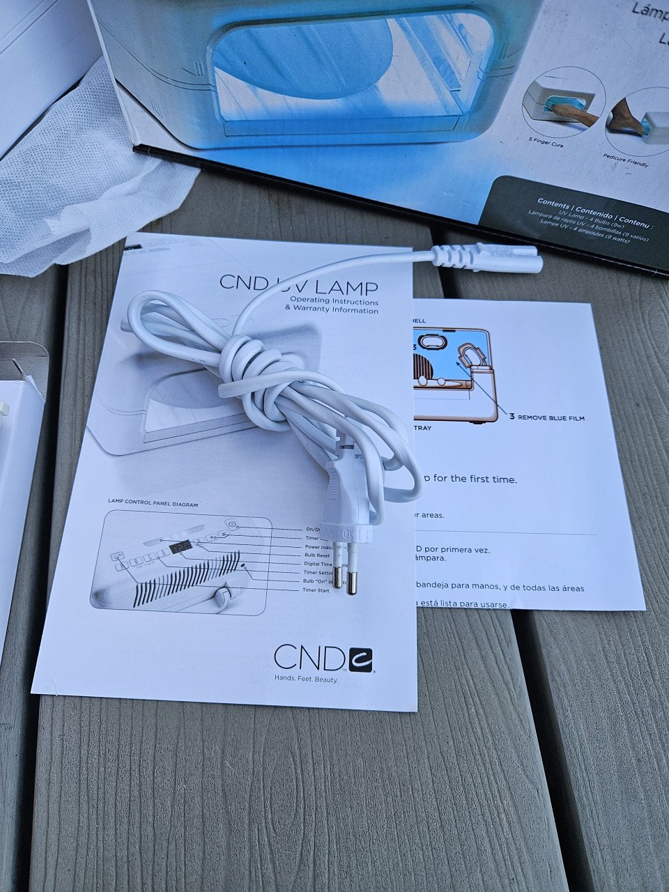 Goed werkende CND UV LAMP voor SHELLAC en BRISA (Lite) gellak....