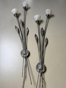 Wandlamp bloem