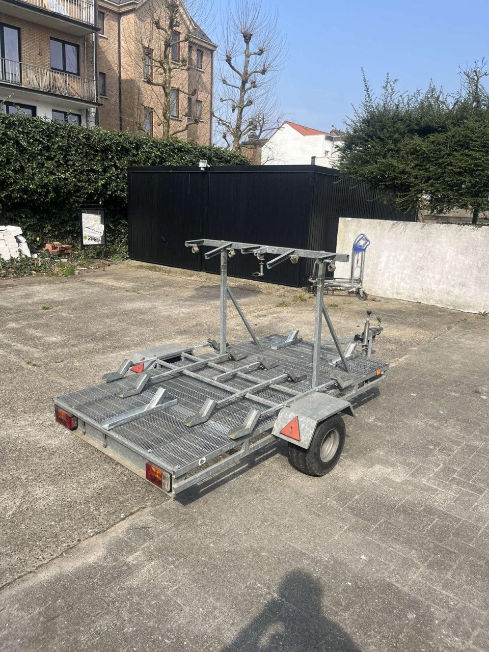 Aanhangwagen voor 5 fietsen, in nieuwstaat!