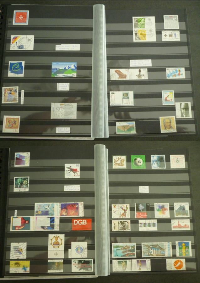 Duitsland postzegel verzameling 1982-2006 in klapper
