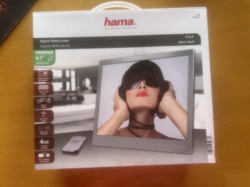 Nieuwe Hama 9.7" Digitale Fotolijst - Silver-Steel