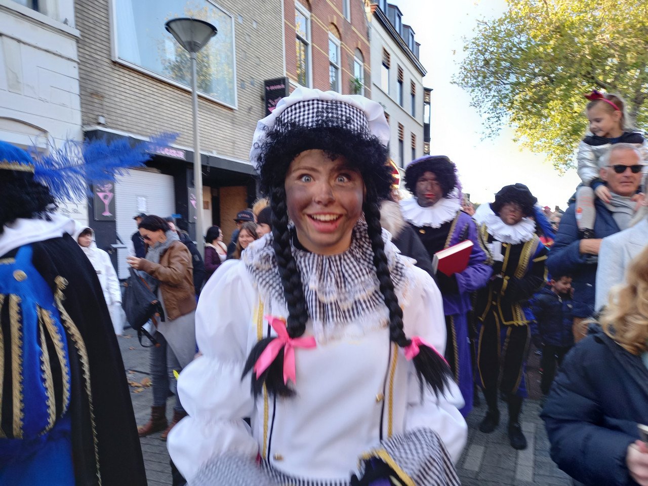 Een bezoek van Sinterklaas en zijn Pieten
