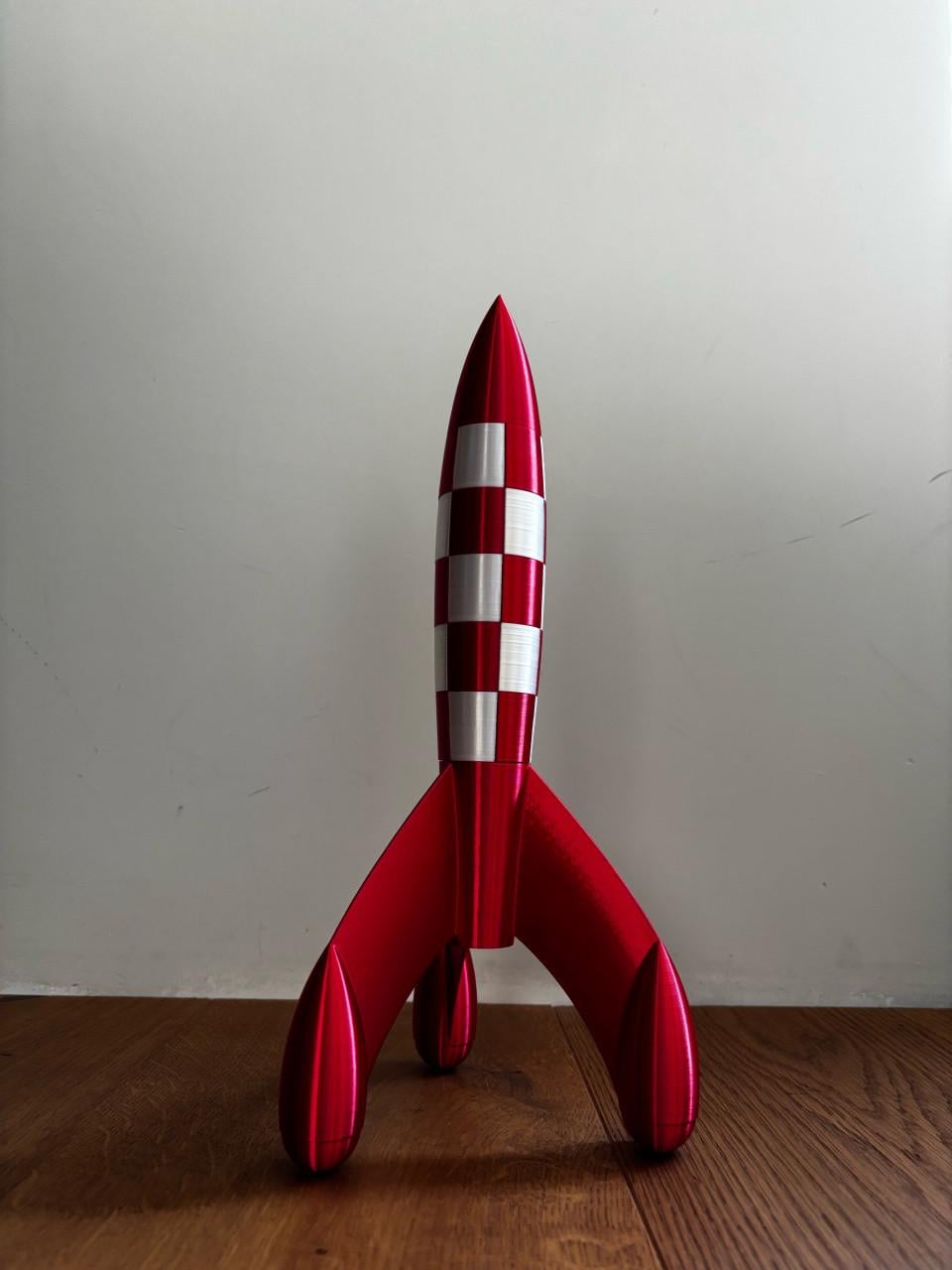 Tintin kuifje raket 38cm hoog