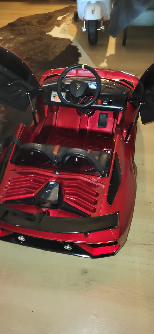 Lamborghini Aventador SVJ, 12 volt elektrische kinderauto