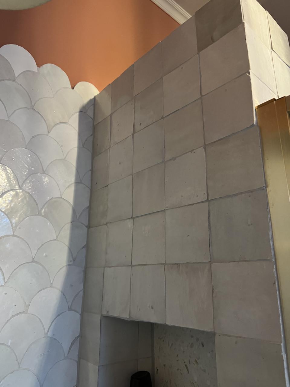 Zellige tegels blanc vierkant 3 m2