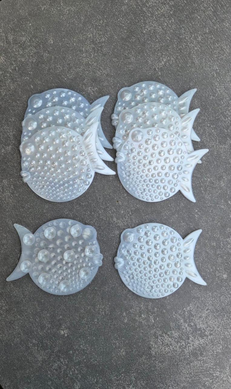 🐟🐠Antislip visvormige matjes van PVC voor badkuipen of douches.