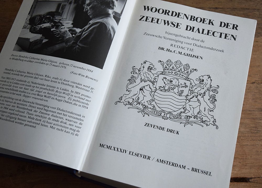 Woordenboek der Zeeuwse dialecten DR. Ha. C.M. Ghijsen