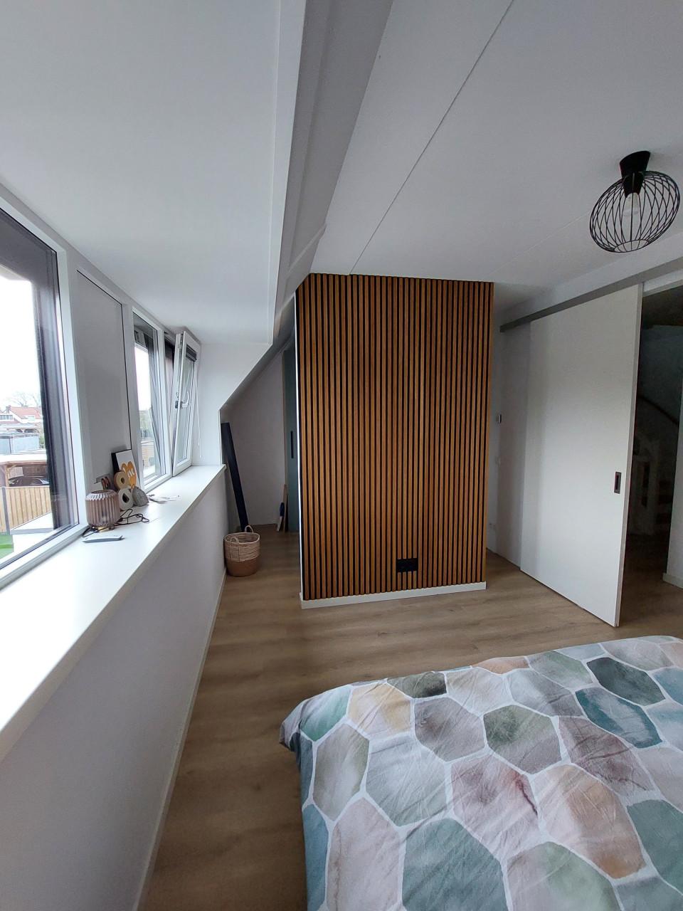 Schuifdeur wit 239 cm x 100.5 cm