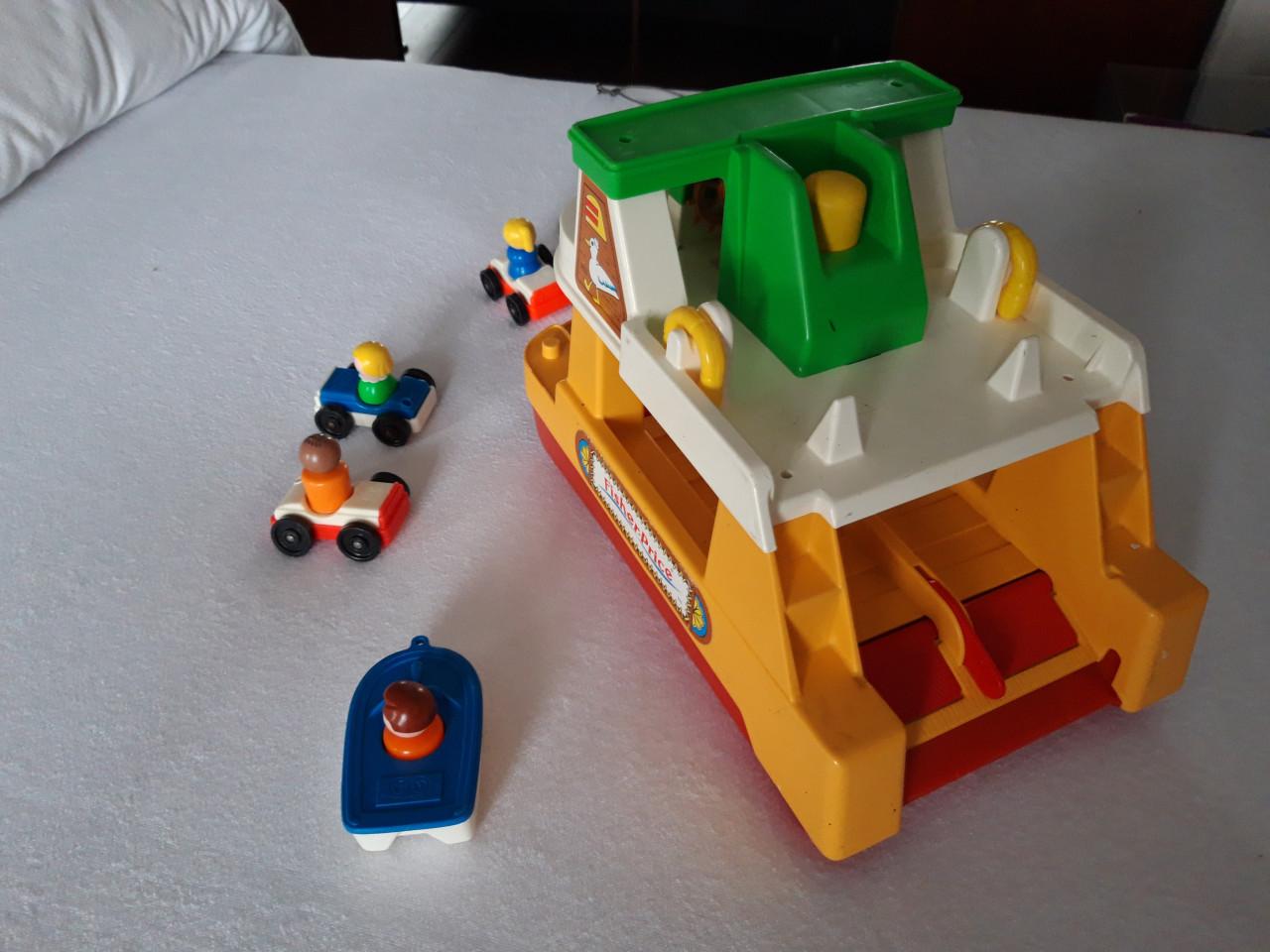 Vintage speelgoed: Fisher Price veerboot