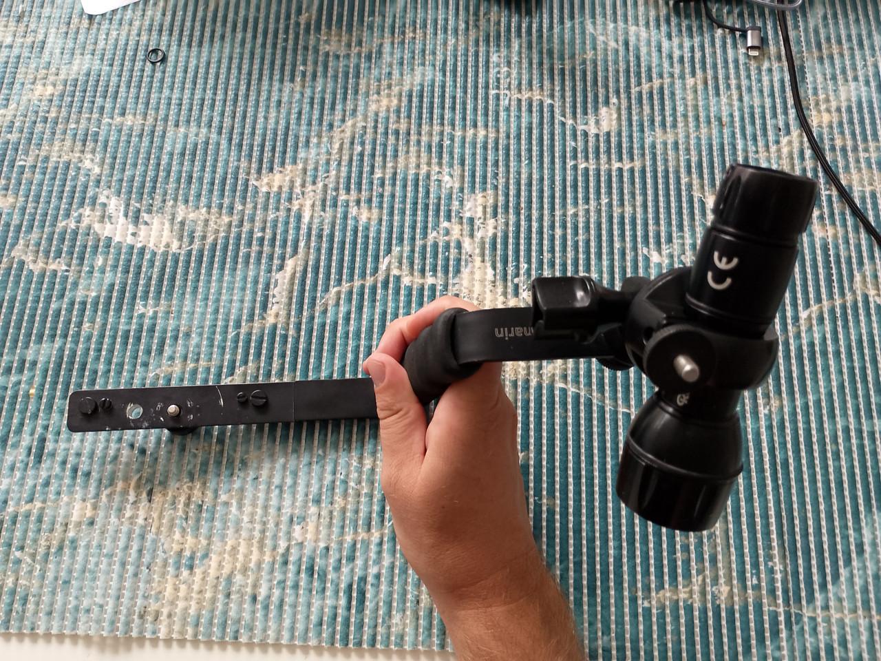 Rollei marin houder met videolamp