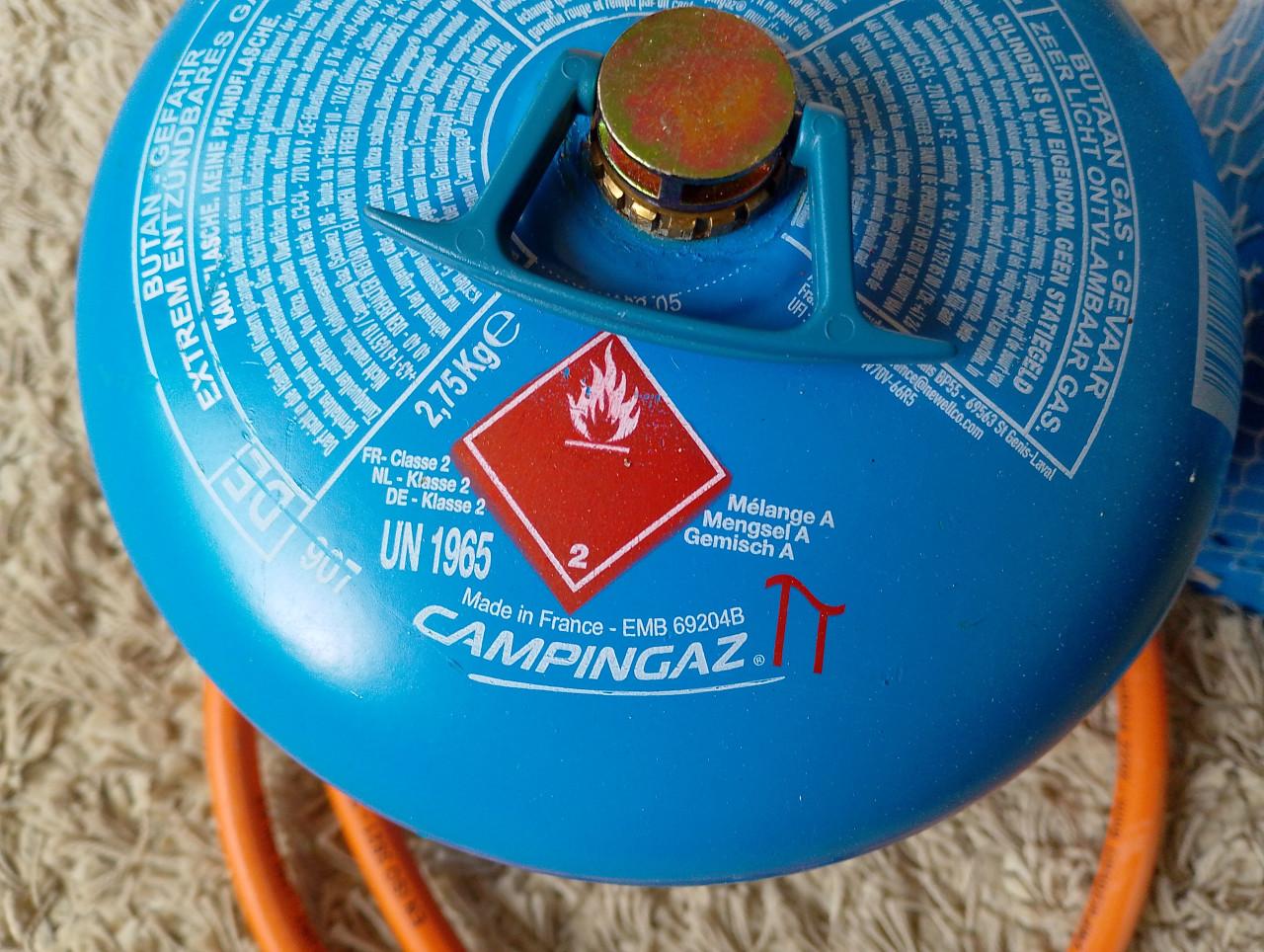 Camping gaz flessen