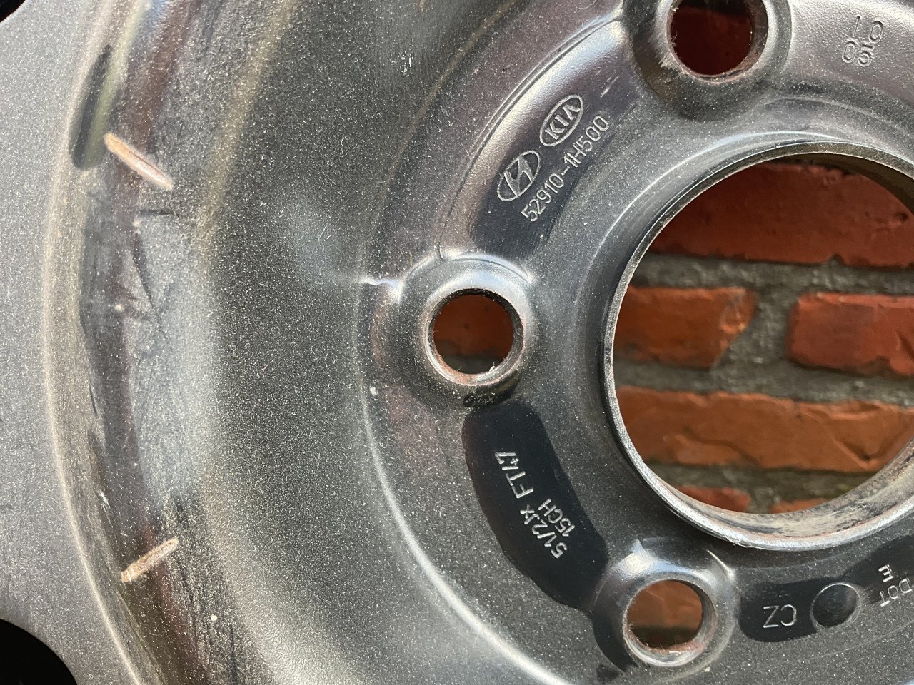 4 winterbanden met stalen velg