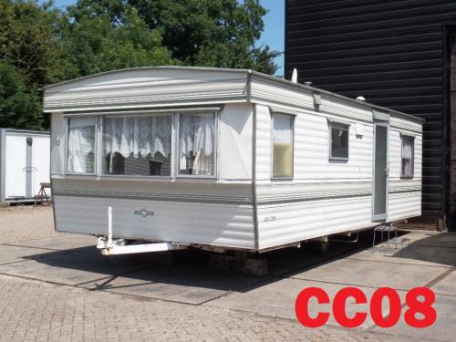 Div. modellen compacte stacaravans en chalets 1 of 2 slaapkamers te koop