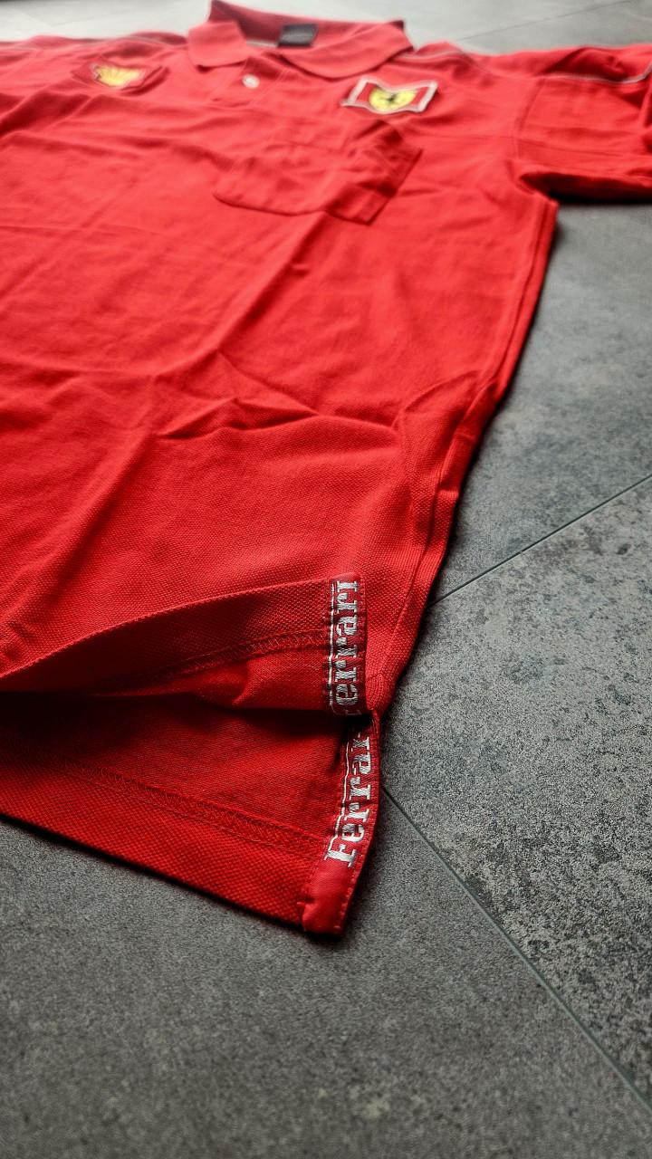 Ferrari polo shirt rood maat XL – officiële licensed – Shell & Magneti