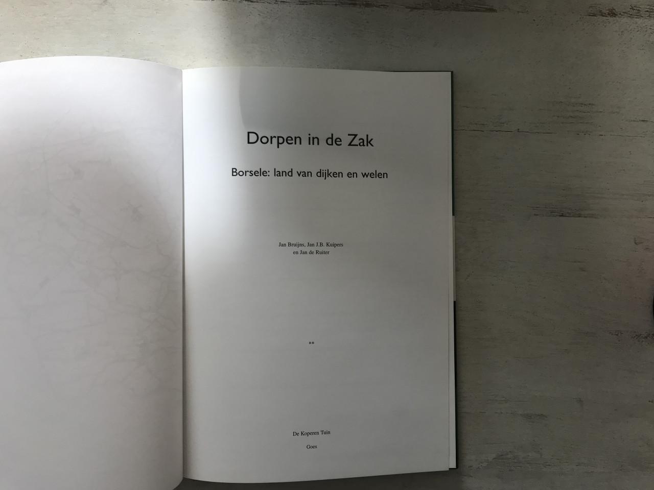 Dorpen in de zak en Borssele dorp bewesten de vijfzode