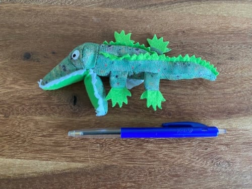 Krokodil vingerpoppetje | uit Krrrrokodil